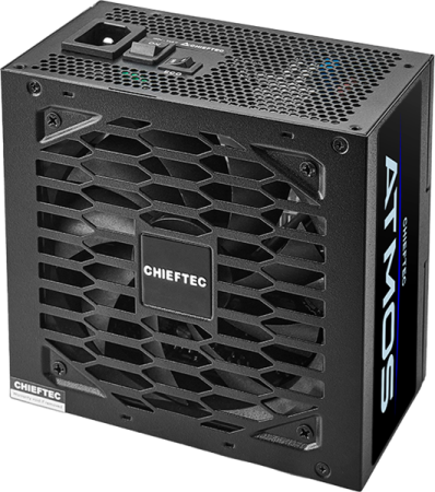 Блок питания Chieftec Atmos CPX-750FC (ATX 3.0, 750W, 80 PLUS GOLD, Active PFC, 135mm fan, Full Cable Management, Gen5 PCIe) Retail