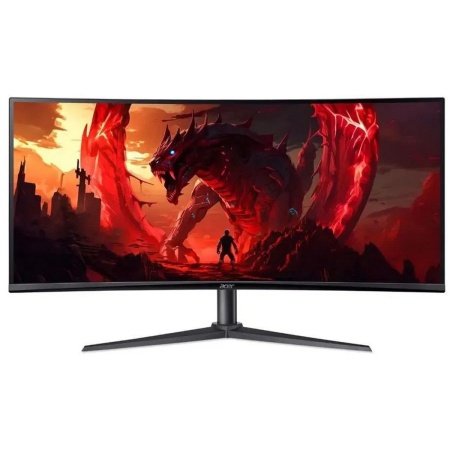 Монитор 34" ACER Nitro XZ342CUV3bmiiphx Black VA, изогнутый, 3440x1440, 180Hz, 1 ms, 178°/178°, 400 cd/m, 4000:1, +2xHDMI 2.0, +DisplayPort 1.4, +MM, +регулировка по высоте