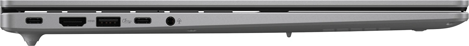 Ноутбук Asus VivoBook 16 M1607KA-MB037 Ryzen AI 5 340 16Gb SSD512Gb AMD Radeon 840M 16" IPS WUXGA (1920x1200) без ОС silver WiFi BT Cam (90NB15F2-M001C0)