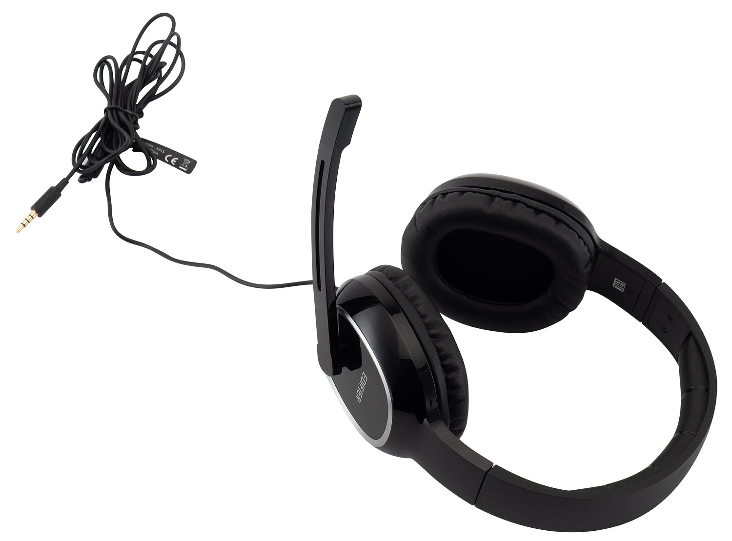 Наушники с микрофоном Edifier K815 черный 2м мониторные оголовье (K815 SINGLE PLUG)