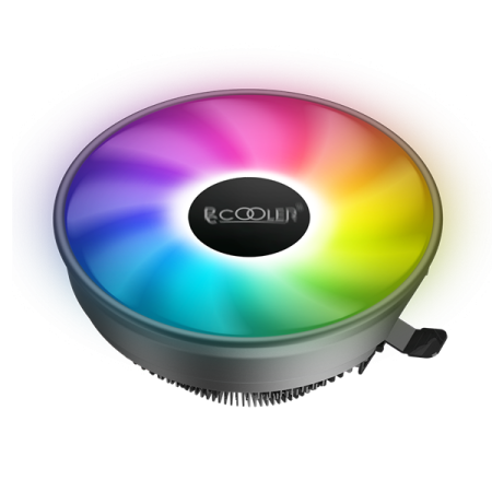 Кулер для процессора PCCooler E126M PRO S775/115X/AM2/2+/AM3/3+/AM4/FM1/FM2/2+ (48 шт/кор, TDP 92W, вентилятор 120мм с PWM, FIXED COLOR FAN, 1000-1800RPM, 29.8dBa) Retail Color Box