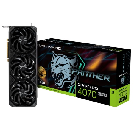 Видеокарта Gainward RTX4070 SUPER PANTHER OC 12GB GDDR6X 192bit 3xDP HDMI 3FAN RTL