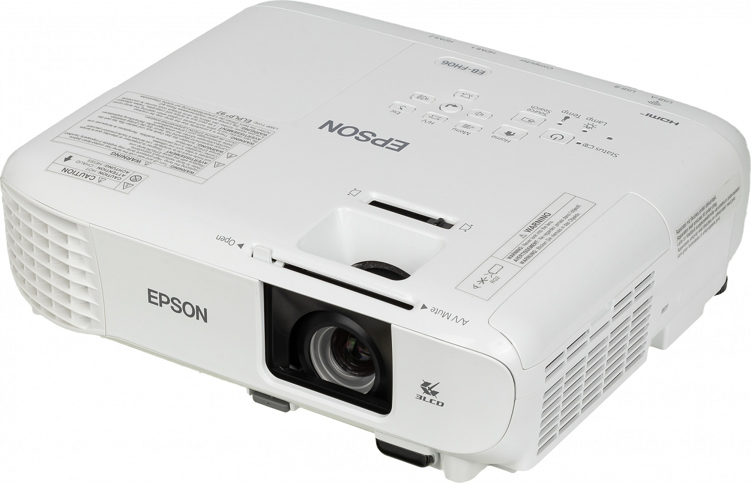 Проектор Epson EB-FH06 LCD 3500Lm (1920x1080) 16000:1 ресурс лампы:6000часов 1xUSB typeA 1xUSB typeB 2xHDMI 2.7кг