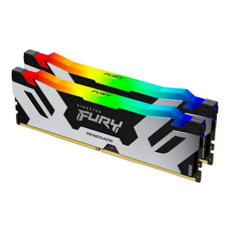 32GB Kingston DDR5 6400 DIMM FURY Renegade RGB XMP Gaming Memory KF564C32RSAK2-32 Non-ECC, CL32, 1.4V, (Kit of 2) 1RX8 32-39-39 288-pin 16Gbit, RTL