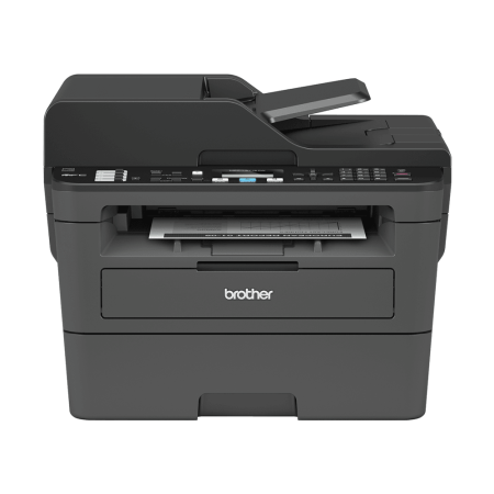 МФУ лазерное Brother MFC-L2715DW (А4, ч/б, принтер/копир/сканер/факс, 34 стр/мин, 256 Мб, печать HQ1200 (2400x600), скан. 1200x1200, 1х250л., Duplex, ADF, Ethernet, USB, Wi-Fi, пусковые картриджи. РМ: DR-2405, TN-2405, TN-2455)
