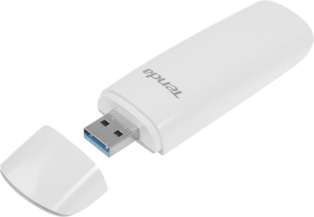 Адаптер беспроводной связи (Wi-Fi) Tenda U18 Двухдиапазонный Wi-Fi адаптер AX1800 Wi-Fi 6 2,4/5 ГГц, до 1,78 Гбит/с, внутренняя антенна, передатчик 20 dBm