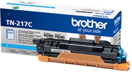 Картридж лазерный Brother TN217C голубой (2300стр.) для Brother HL3230/DCP3550/MFC3770