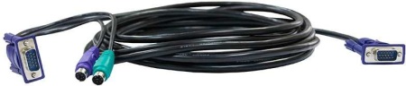 Кабель D-Link DKVM-CB/1.2M/B1A stranded 1.2м черный VGA-PS/2 (упак.:1шт)