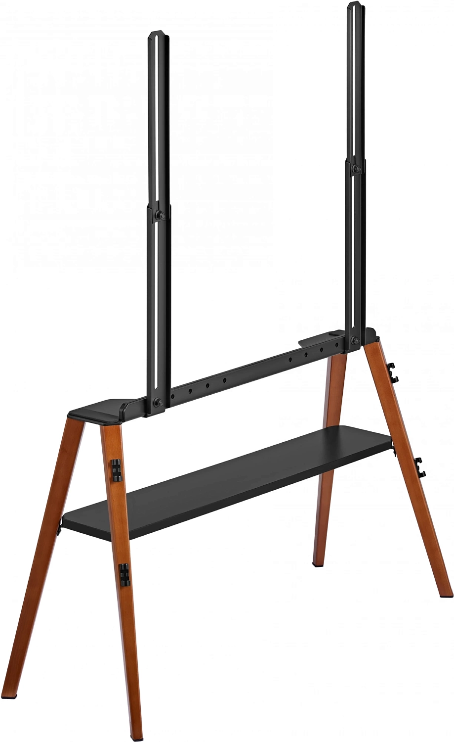 Подставка для телевизора Cactus CS-ST3647BKWN черный/орех 49"-75" макс.40кг напольный