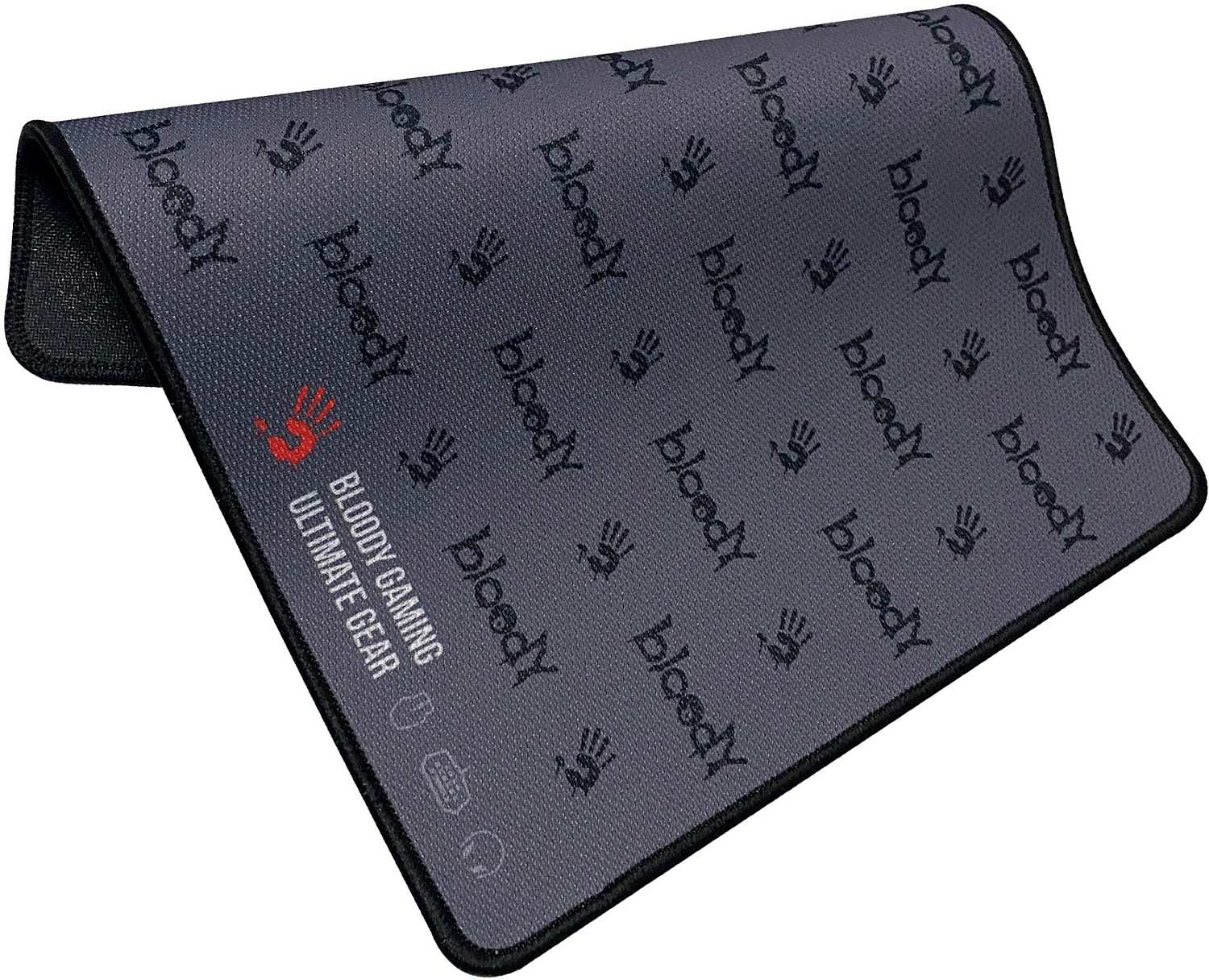 Коврик для мыши A4Tech Bloody BP-30M Средний черный 350x280x3мм