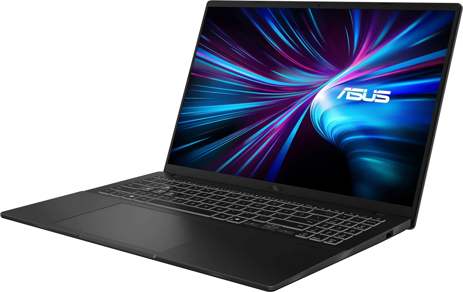 Ноутбук Asus V16 V3607VH-TK185 Core 5 210H 16Gb SSD512Gb NVIDIA GeForce RTX5050 8Gb 16" IPS WUXGA (1920x1200) без ОС black WiFi BT Cam (90NB16L1-M00FR0)