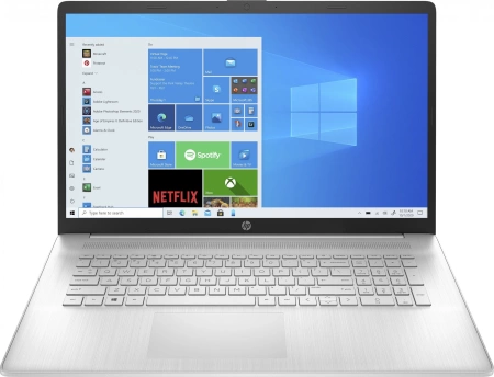 Ноутбук HP 17-cp3176ng Ryzen 7 7730U 16Gb SSD512Gb AMD Radeon 17.3" IPS FHD (1920x1080) Windows 11 Home silver WiFi BT Cam (802Q2EA)