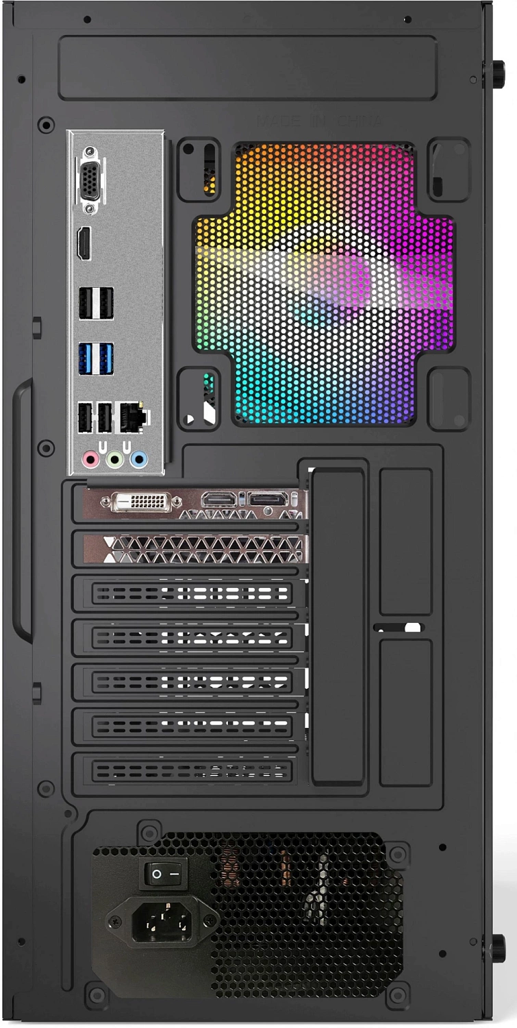 ПК Teclast G01 i3 12100F (3.3) 16Gb SSD1Tb RTX3050 6Gb Windows 11 Professional GbitEth 500W черный (G01 12100F16G1T3050KRU)