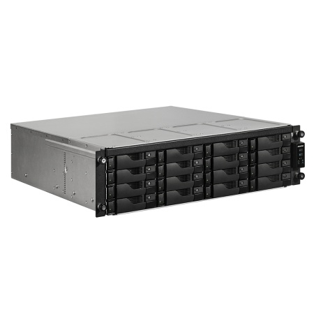 Сетевое хранилище ASUSTOR AS7116RDX 16BAY/Intel Xeon E-2224 3.4GHz up to 4.6GHz, 4GB SO-DIMM DDR4, noHDD(HDD,SSD) ; 90IX01B1-BW3S10