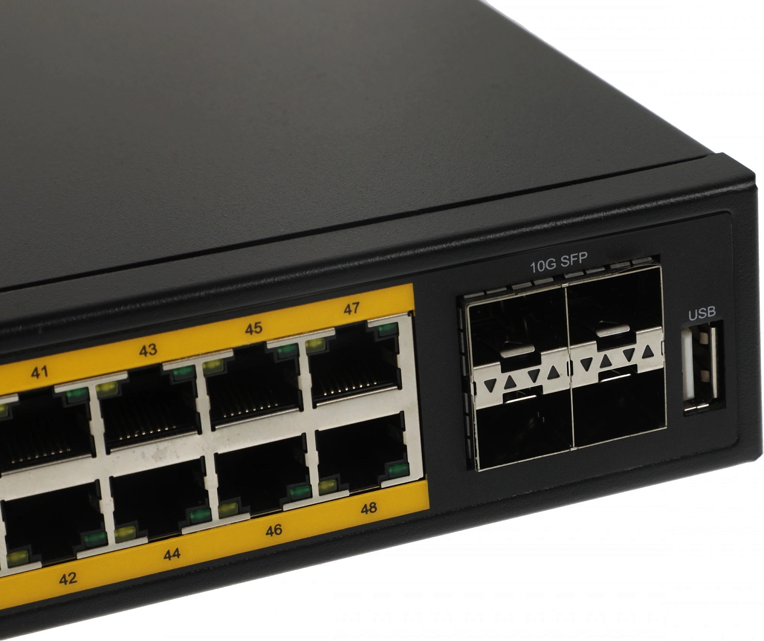 Коммутатор Cudy GS2048PS4-720W (L2) 48x1Гбит/с 4x10Гбит/с 4xКомбо(1000BASE-T/SFP) 4SFP+ 40PoE+ 4PoE++ 720W управляемый