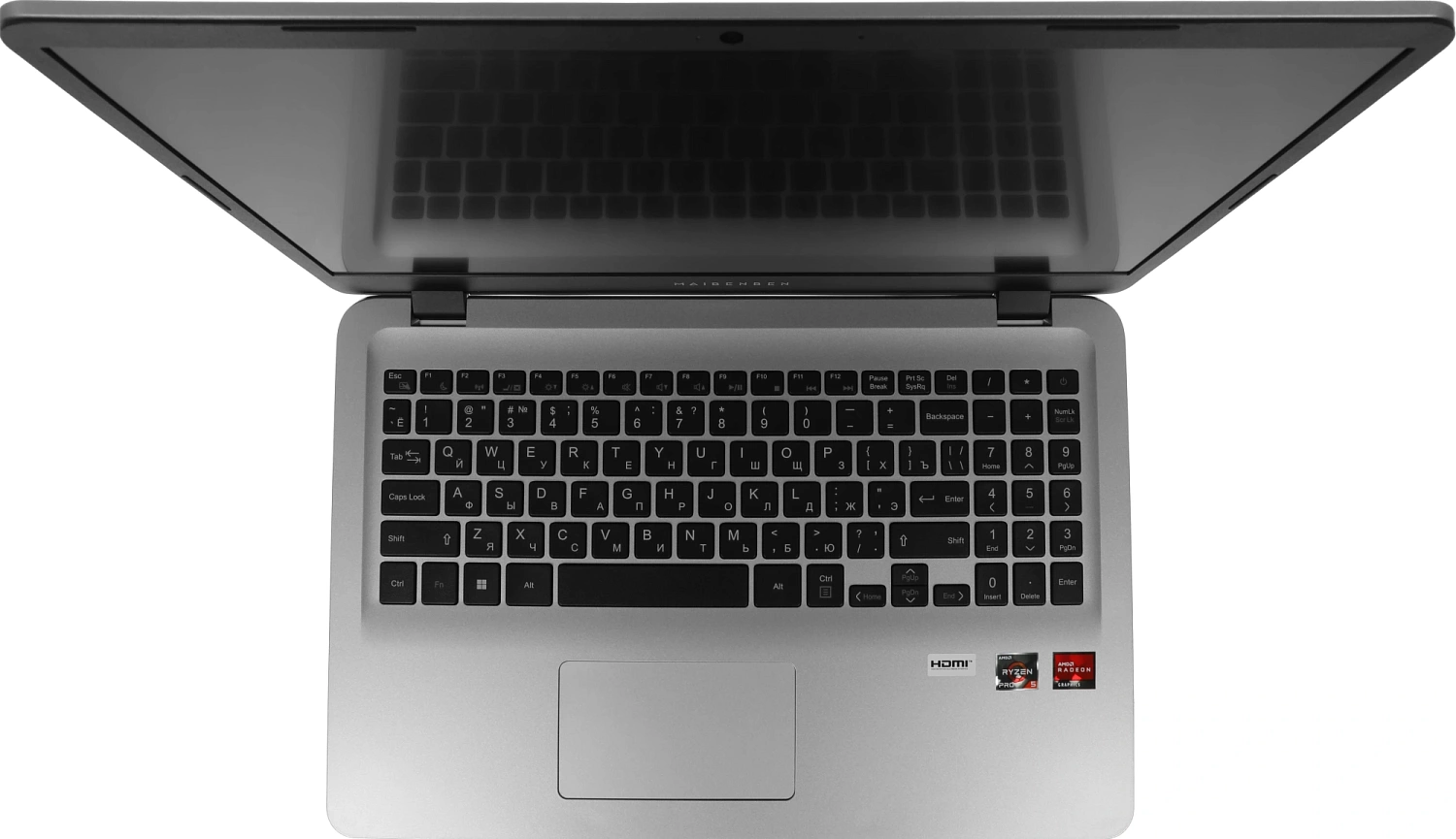 Ноутбук Maibenben M545 Pro Ryzen 5 Pro 4650U 8Gb SSD512Gb AMD Radeon 15.6" IPS FHD (1920x1080) Windows 11 Home silver WiFi BT Cam 4450mAh (M5451SB0HSRE1)