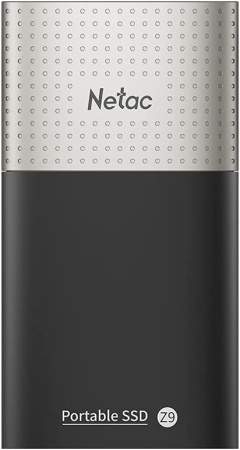 Ssd накопитель Netac Z9 128GB USB 3.2 Gen 2 Type-C External SSD, R/W up to 510MB/440MB/s,with USB-C to USB-A cable and USB-A to USB-C adapter 3Y wty