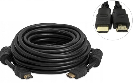 Кабель соединительный аудио-видео Premier 5-813 HDMI (m)/HDMI (m) 20м. феррит.кольца позолоч.конт. черный (5-813 20.0)