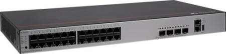 Коммутатор Huawei S5735-L24P4S-A1 (24*10/100/1000BASE-T ports, 4*GE SFP ports, PoE+, AC power) + Basic Software