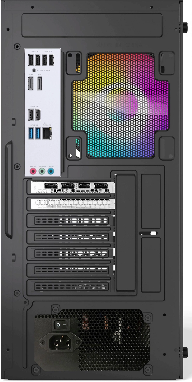 ПК Teclast G01 i5 14600KF (3.5) 32Gb SSD1Tb RTX4060 8Gb Windows 11 Professional GbitEth 700W черный (G01 14600KF32G1T4060KRU)