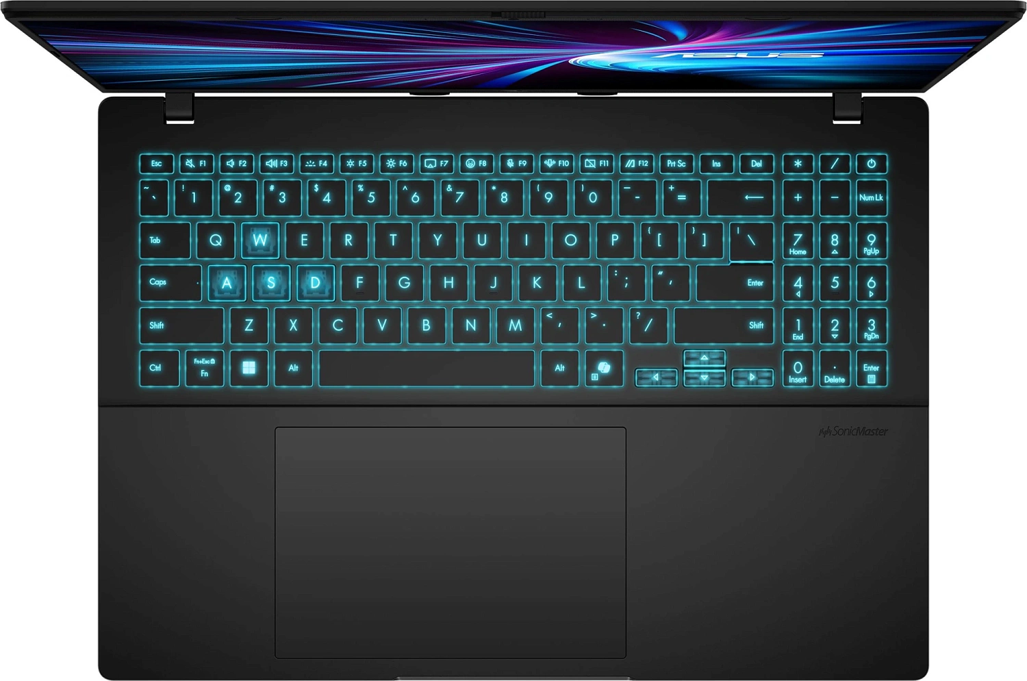 Ноутбук Asus V16 V3607VP-TK116 Core 5 210H 16Gb SSD512Gb NVIDIA GeForce RTX 5070 8Gb 16" IPS WUXGA (1920x1200) без ОС black WiFi BT Cam (90NB16R1-M007R0)