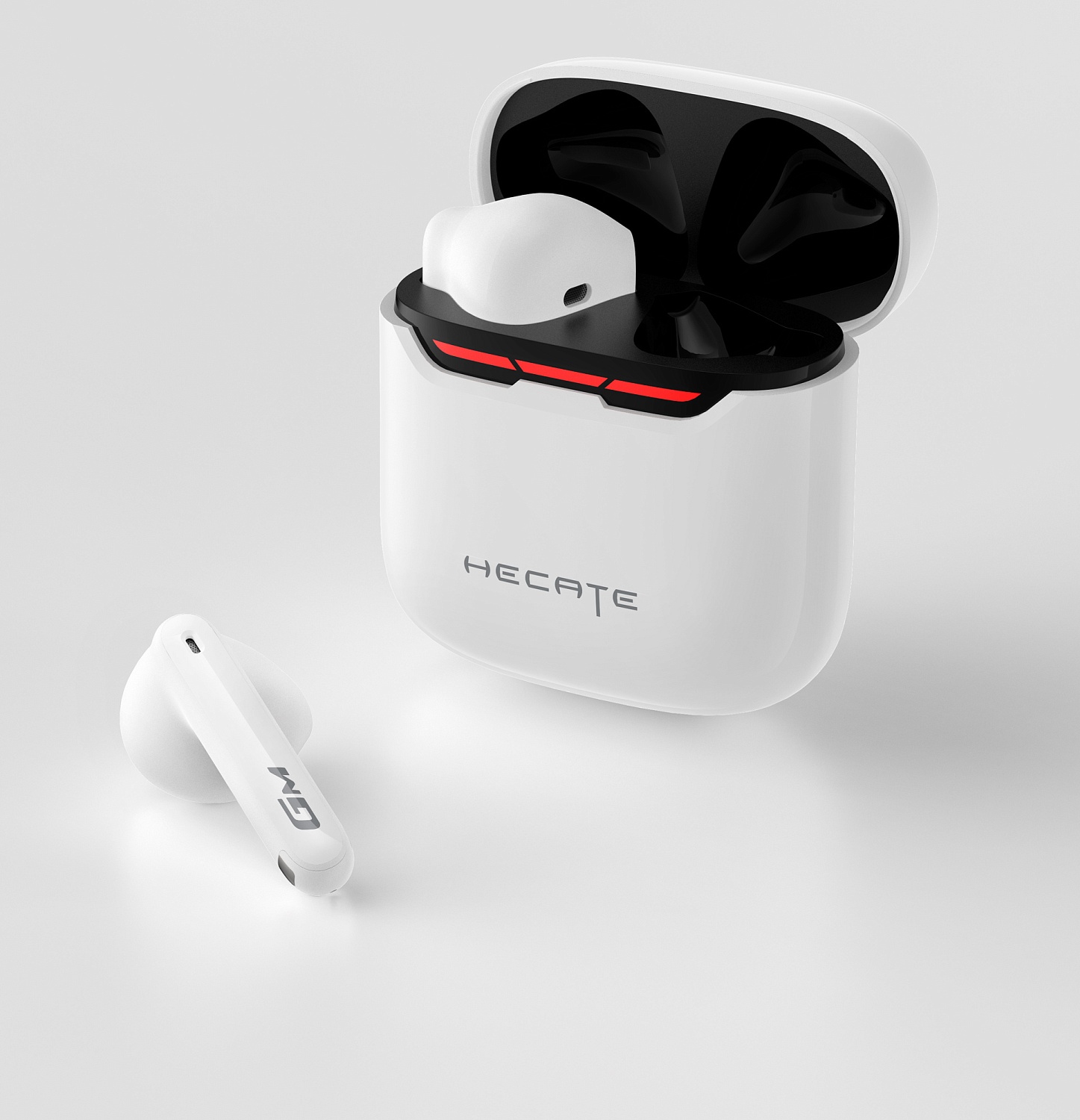 Наушники с микрофоном Edifier GM3 Plus белый вкладыши BT в ушной раковине