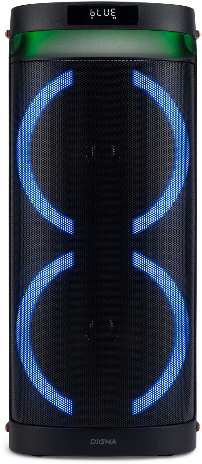 Минисистема Digma D-MC1750 черный 60Вт FM USB BT micro SD