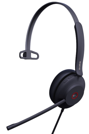 Гарнитура YEALINK UH37 Mono UC USB-C/A Моно, Проводная, HD звук, шумоподавление, LED-индикатор, USB-C/A