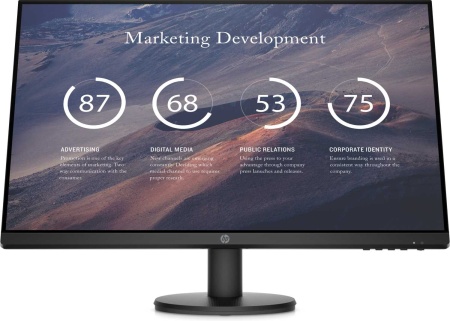 Монитор LCD 27'' [16:9] 1920х1080(FHD) IPS, nonGLARE, 60 Hz, 250 cd/m2, H178°/V178°, 1000:1, 20М:1, 16.7M, 5ms, VGA, HDMI, Tilt, 1Y, Black