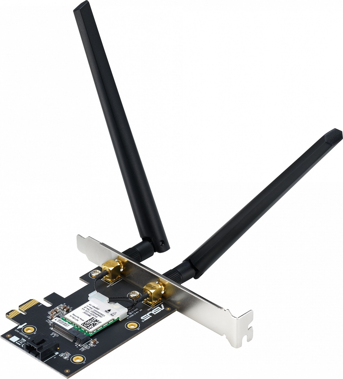 Сетевой адаптер Wi-Fi + Bluetooth Asus PCE-AXE5400 AXE5400 PCI Express x1 (ант.внеш.съем) 2ант.