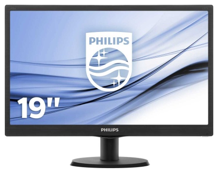Монитор LCD 18.5'' [16:9] 1366х768(WXGA) TN, nonGLARE, 60 Hz, 200 cd/m2, H90°/V65°, 700:1, 10М:1, 16.7M, 5ms, VGA, Tilt, 3Y, Black