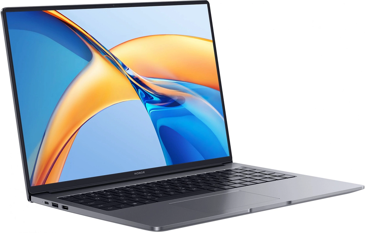 Ноутбук HONOR MagicBook X16 Ryzen 5 7640HS/16Gb/SSD512Gb/16"/IPS/WQXGA/NoOS/grey (5301AJYD)