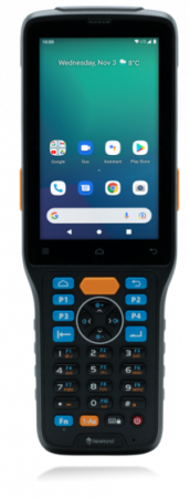 Терминал сбора данных Newland N7 Pro II WWAN, A13 GMS (AER), 4GB/64GB, 4” Gorilla Glass Touch Scr, 29К, 2D Duo Near & FR Mega Pixel im w/Laser Aimer, BT, GPS, NFC, 4G & WiFi, Cam, Incl. USB cab, bat and multiplug adapter