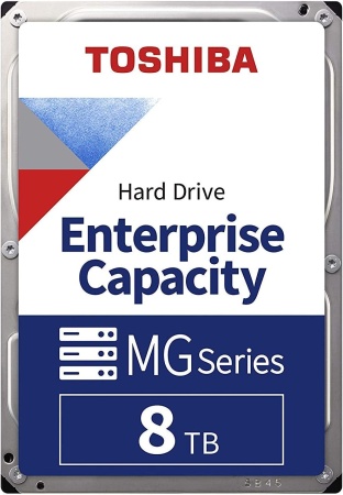 Жесткий диск Toshiba Enterprise HDD 3.5" SATA 8TB, 7200rpm, 256MB buffer (MG06ACA800E), 1 year