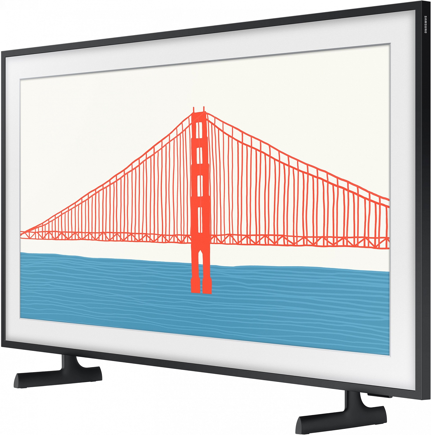 Телевизор QLED Samsung 85" QE85LS03BAUXCE The Frame черный 4K Ultra HD 120Hz DVB-T2 DVB-C DVB-S2 USB WiFi Smart TV (RUS)