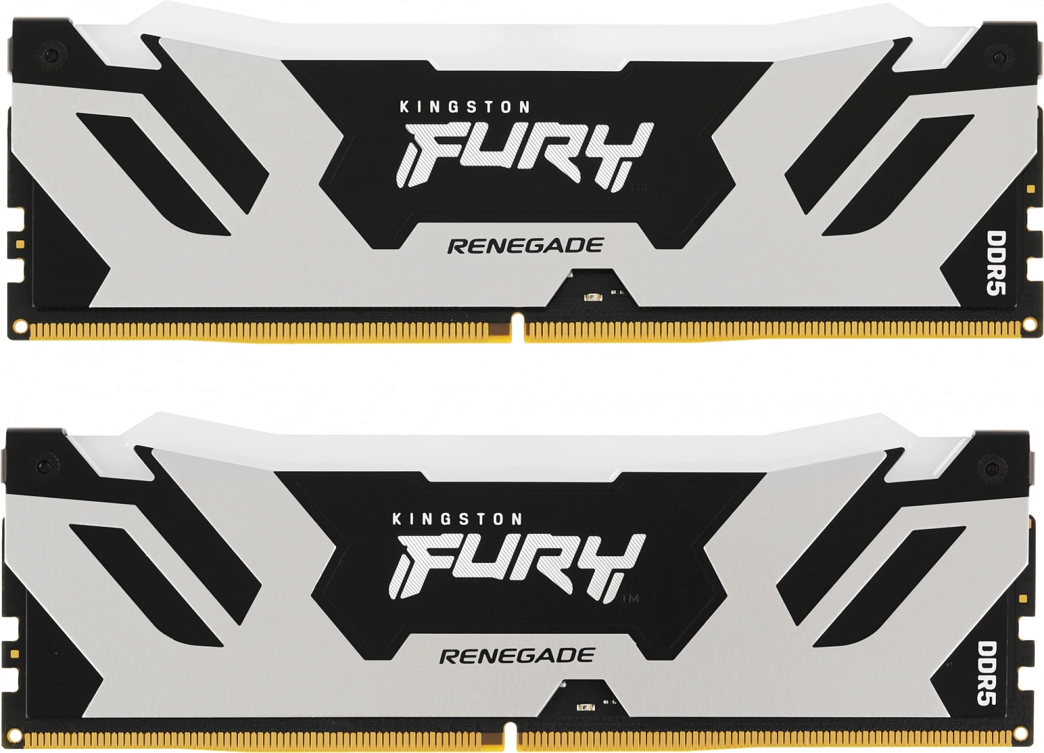 Модуль памяти Kingston 32GB DDR5 7200 FURY Renegade Silver RGB Non-ECC Unbuffered DIMM (Kit 2*16gb) 1RX8 38-44-44 1.45V 288-pin 16Gbit