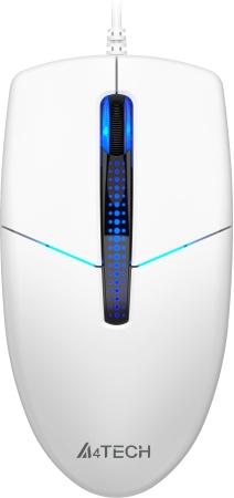 Мышь A4Tech N-530 белый оптическая (1200dpi) USB (2but)