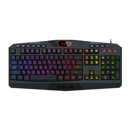 Проводная игровая клавиатура Harpe Pro RU,RGB, 26 anti-ghost keys Redragon K503A-RGB {10} (783769)