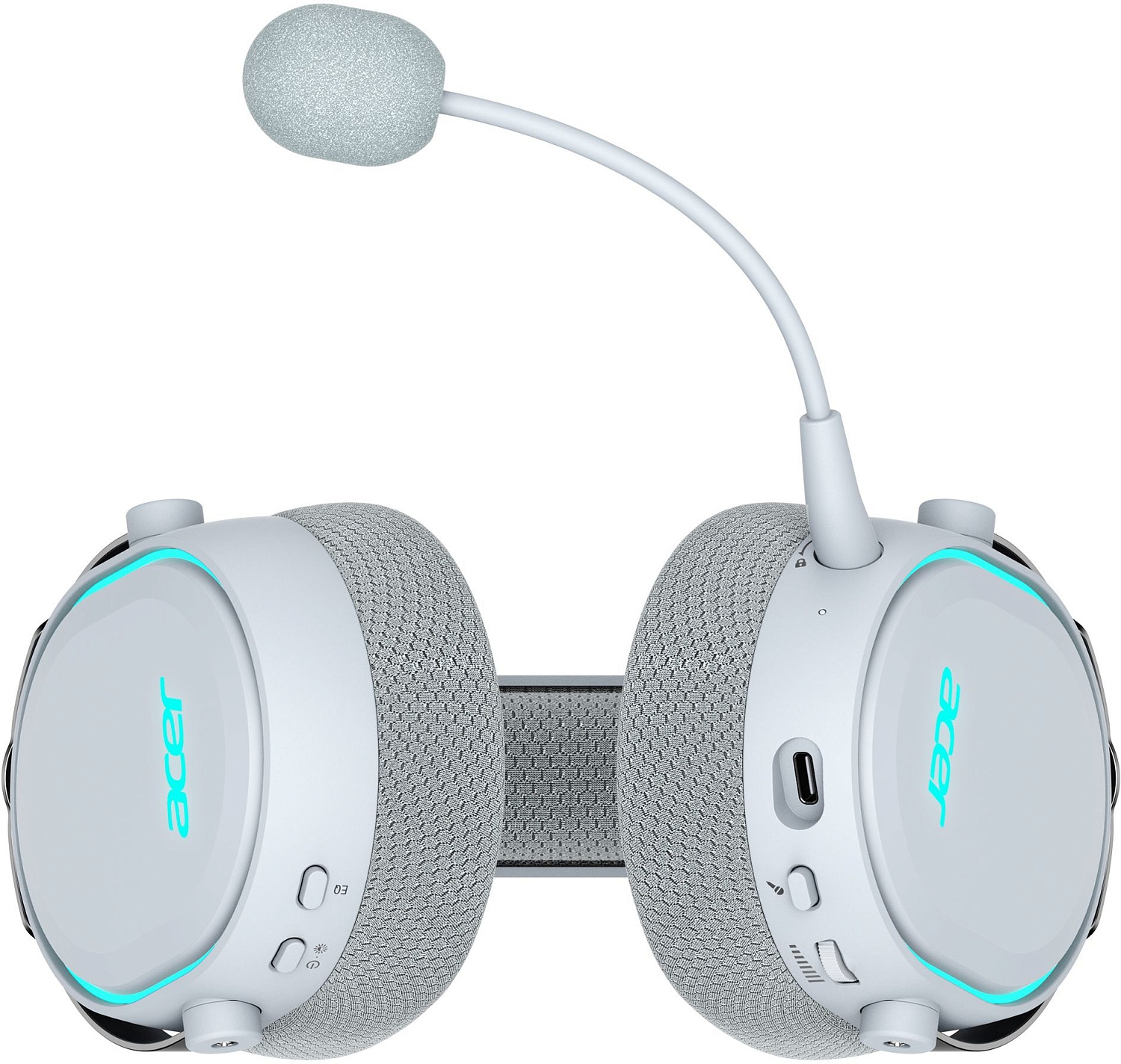 Наушники с микрофоном Acer OHR303 белый мониторные BT/Radio оголовье (ZL.HDSEE.00A)