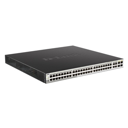 Коммутатор D-Link Smart  L2 Switch 48х1000Base-T, 4хCombo 1000Base-T/SFP, Compact CLI