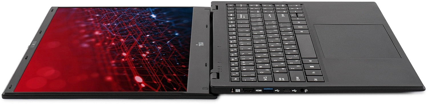 Ноутбук IRU Planio 15ING N100 8Gb SSD512Gb Intel Iris Xe graphics 15.6" IPS FHD (1920x1080) Windows 11 Professional black 6000mAh (2059105)