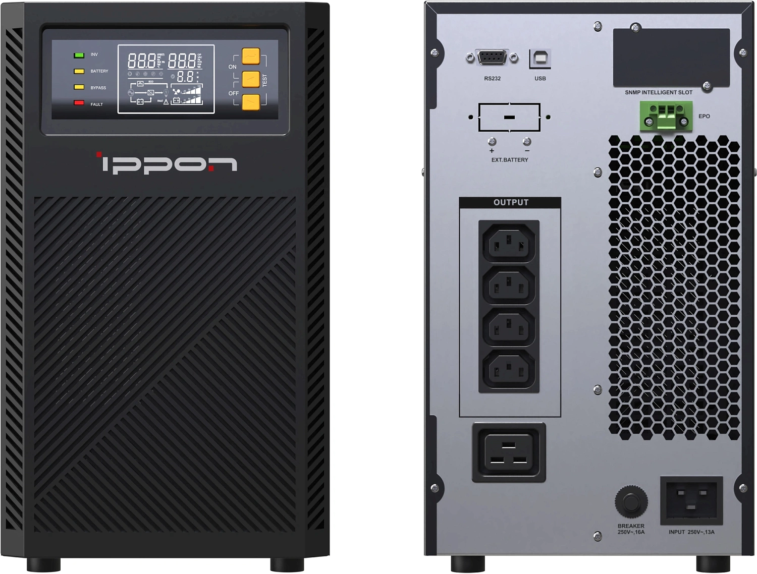 Источник бесперебойного питания Ippon Innova TA 2000 2000Вт 2000ВА черный