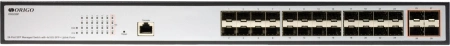 Коммутатор ORIGO Managed L3 Switch 24x1000Base-X SFP, 4x10GBase-X SFP+, RJ45 Console, 19" w/brackets