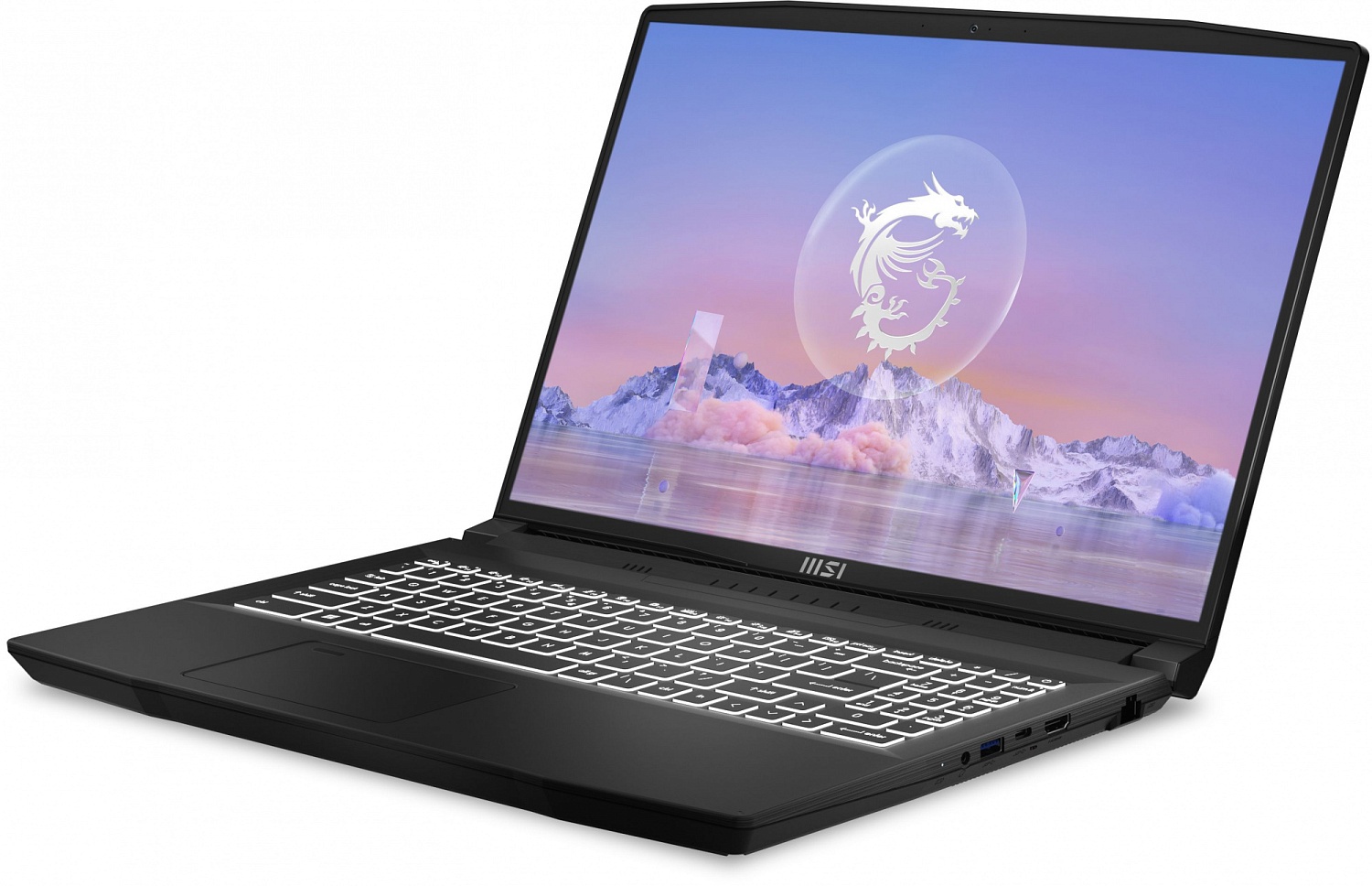 Ноутбук MSI Creator M16 B12VE-810RU Core i7 12650H 16Gb SSD1Tb NVIDIA GeForce RTX4050 6Gb 16" IPS FHD+ (1920x1200) Windows 11 Professional black WiFi BT Cam (9S7-158531-810)