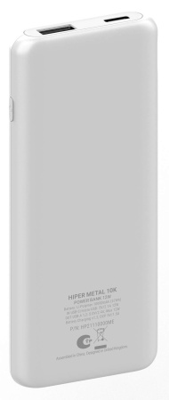 Мобильный аккумулятор Hiper PSL5000 5000mAh 2.1A белый (PSL5000 WHITE)