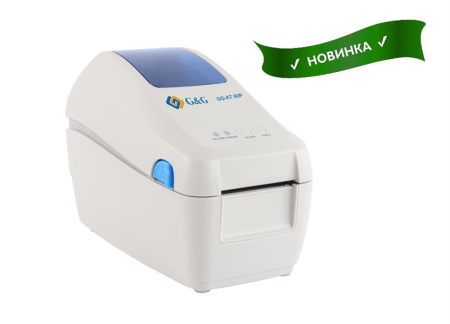 Термопринтер этикеток и браслетов Ninestar (GG-AT 60P) DT, 2" (60 мм), 203 dpi, 203 мм/сек, USB, Ethernet, белый, TSPL
