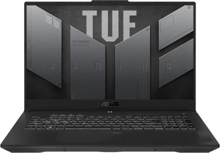 Ноутбук Asus TUF Gaming A17 FA707NUR-HX013 Ryzen 7 7435HS 16Gb SSD512Gb NVIDIA GeForce RTX4050 6Gb 17.3" IPS FHD (1920x1080) noOS grey WiFi BT Cam (90NR0JL5-M000K0)