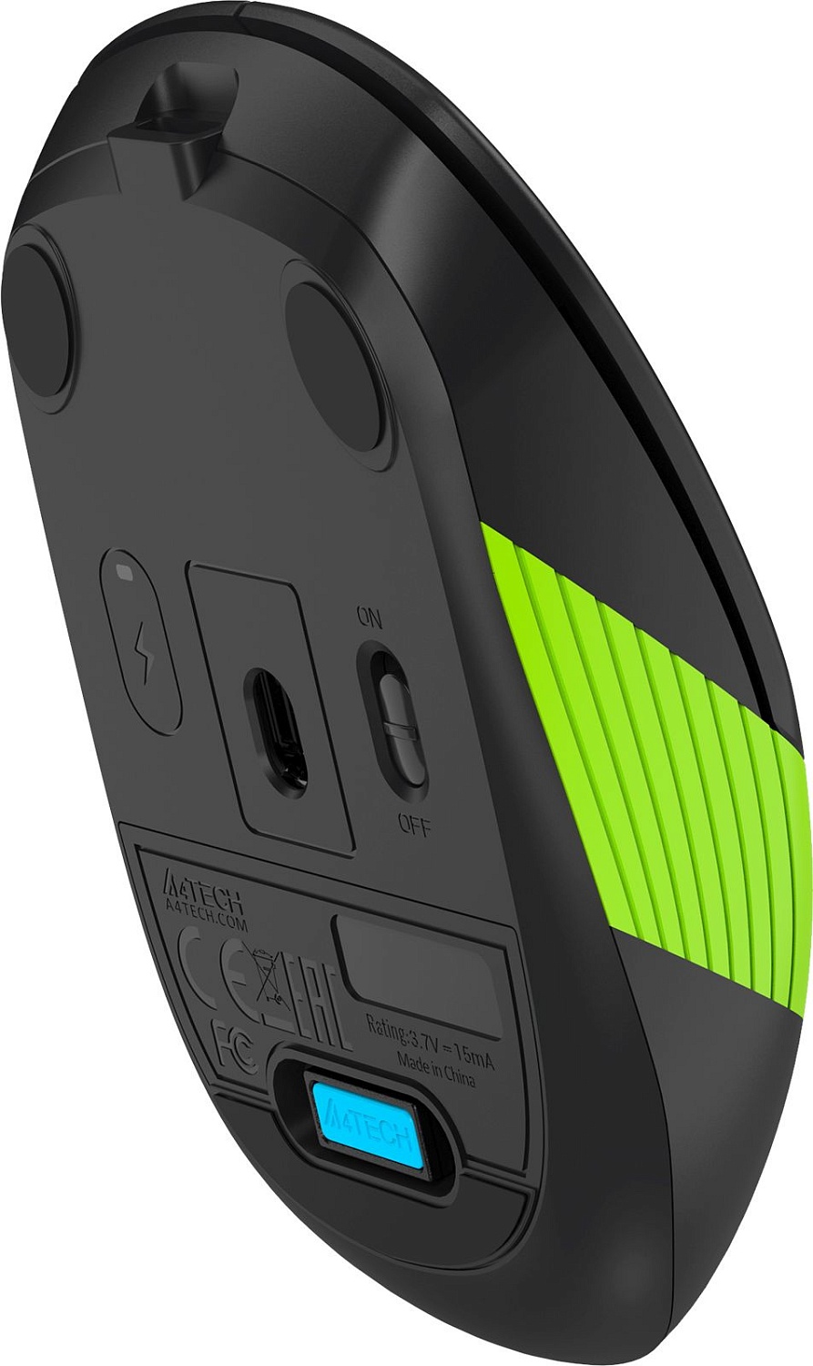 Мышь A4Tech Fstyler FG10CS Air черный/зеленый оптическая (2000dpi) silent беспроводная USB для ноутбука (4but) Мышь A4Tech Fstyler FG10CS Air черный/зеленый оптическая (2000dpi) silent беспроводная USB для ноутбука (4but)