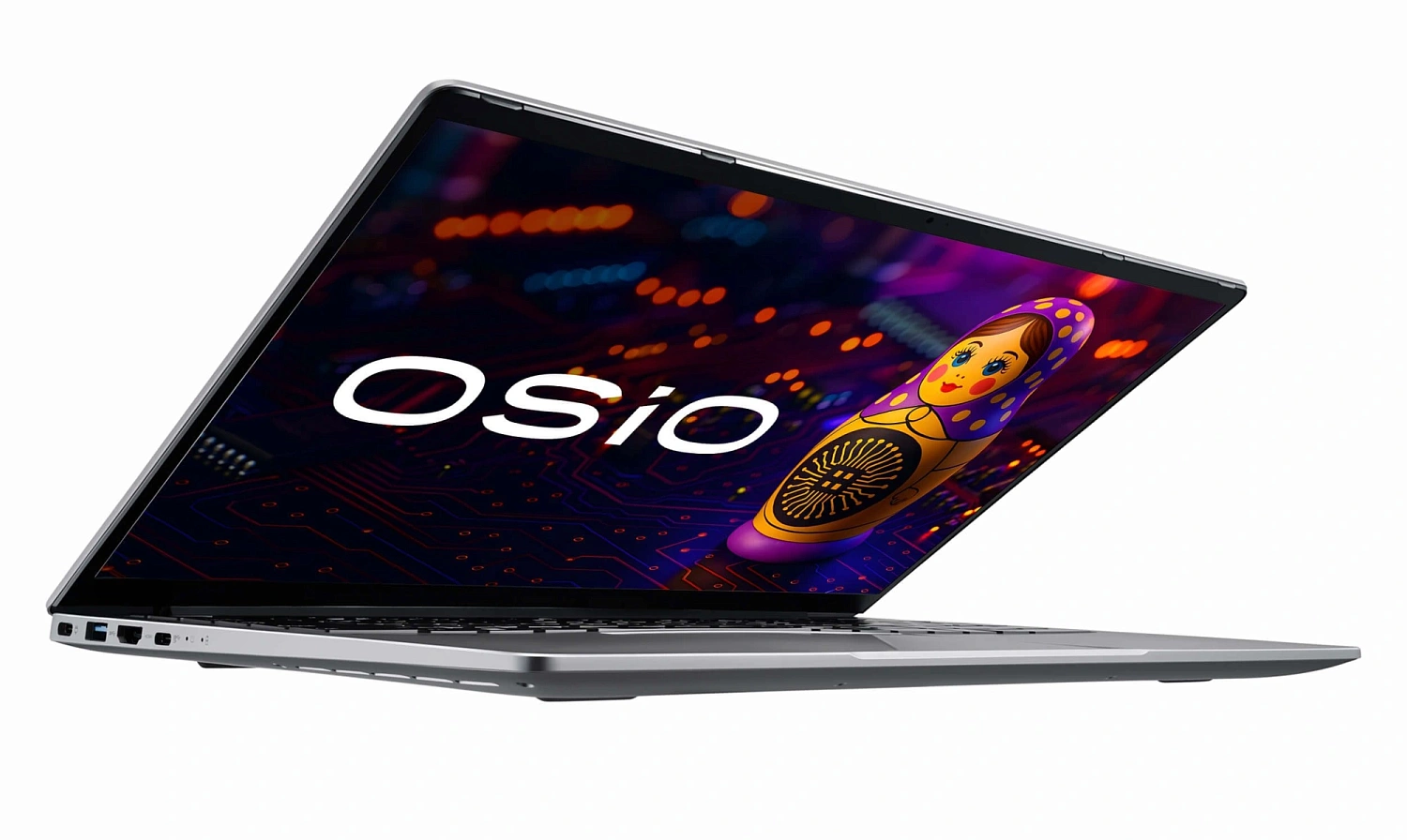 Ноутбук Osio FocusLine F150a-026 Ryzen 5 5560U 16Gb SSD512Gb Intel UHD Graphics 15" IPS FHD (1920x1080) Windows 11 Home grey WiFi BT Cam 6000mAh