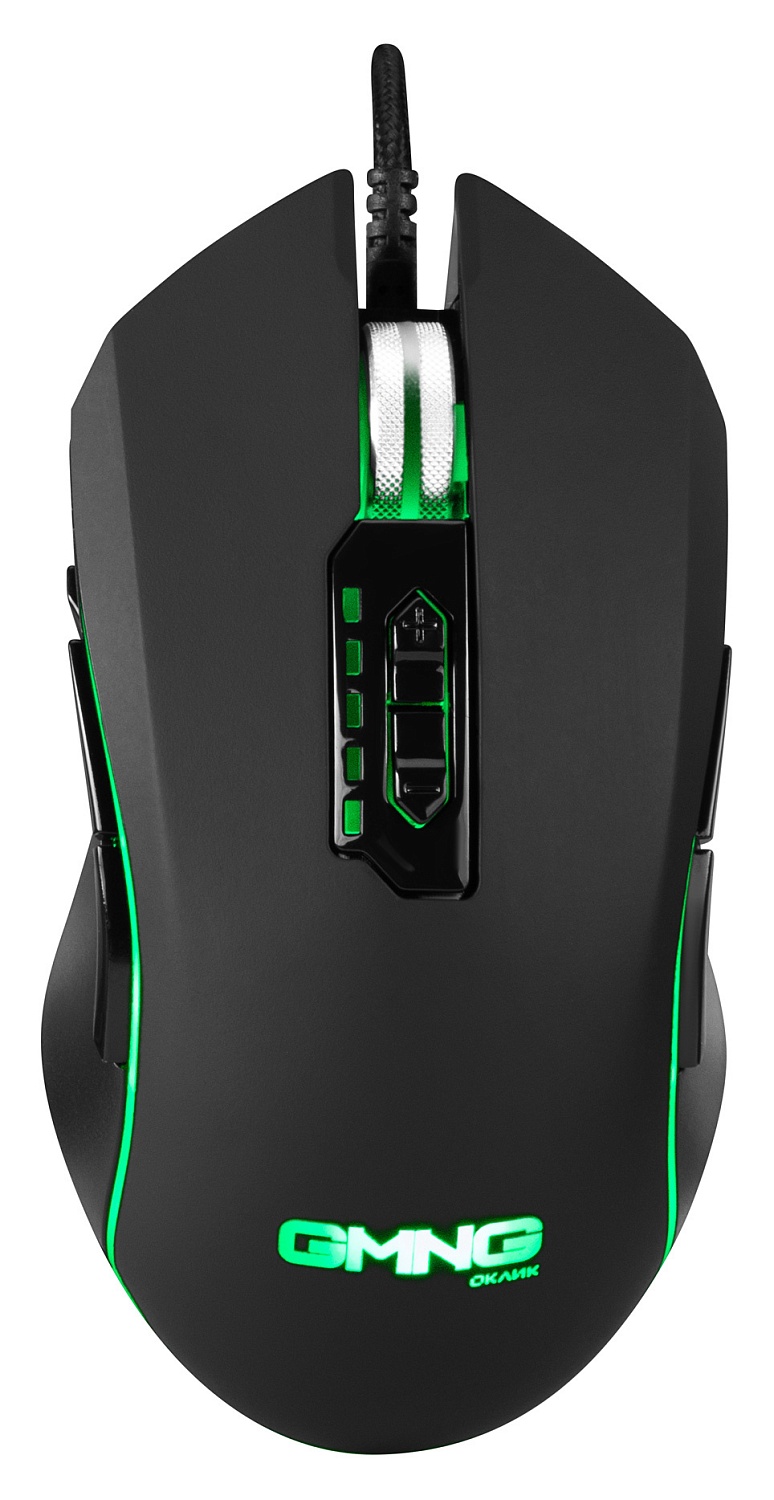 Мышь GMNG 970GM черный оптическая (7200dpi) USB (11but) Мышь GMNG 970GM черный оптическая (7200dpi) USB (11but)